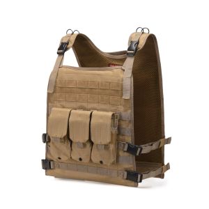 Tactical Scorpion Gear - Wildcat MOLLE Armor Plate Carrier Vest - Coyote Brown