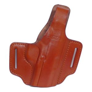 Tactical Scorpion Gear For Glock 19 23 32 CZ P10c- 2 slot Leather Holster Brown