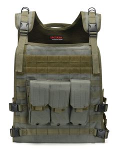 Tactical Scorpion Gear - Wildcat MOLLE Armor Plate Carrier Vest - Green