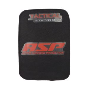 Tactical Scorpion ASP Active Shooter Protection Body Armor Plates - Level RF2 Special Threats ASP PE Body Armor 6x8 Plate