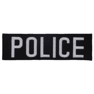Tactical Scorpion Gear Embroidered Black And White Police Insignia 25 X 9