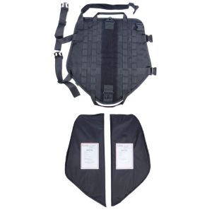 Tactical Scorpion Level IIIA Dog Body Armor Canine K9 Police Vest Harness D5