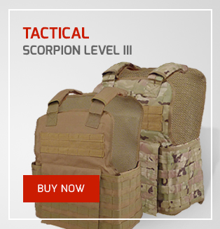 Tactical Scorpion 4 PC Level III+ / AR500 Body Armor Bearcat Digital Woodland